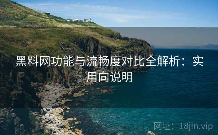 黑料网功能与流畅度对比全解析：实用向说明