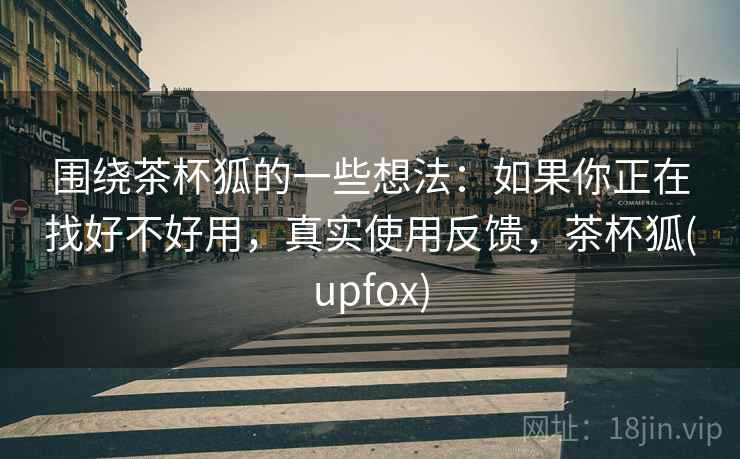 围绕茶杯狐的一些想法：如果你正在找好不好用，真实使用反馈，茶杯狐(upfox)