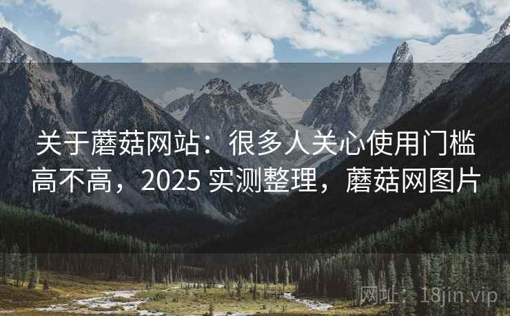 关于蘑菇网站:很多人关心使用门槛高不高,2025 实测整理,蘑菇网图片 关于蘑菇网站:很多人关心使用门槛高不高,2025 实测整理,蘑菇网图片