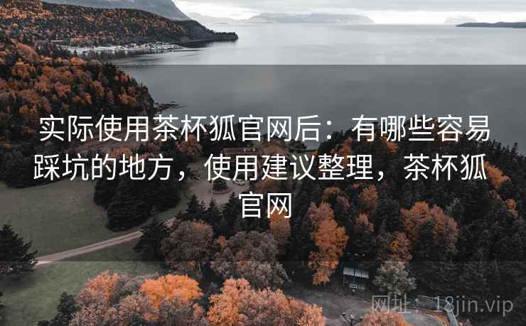 实际使用茶杯狐官网后:有哪些容易踩坑的地方,使用建议整理,茶杯狐 官网 实际使用茶杯狐官网后:有哪些容易踩坑的地方,使用建议整理,茶杯狐 官网
