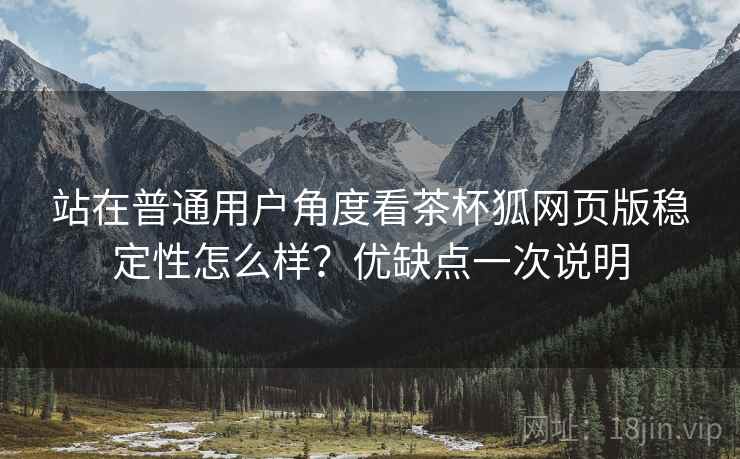 站在普通用户角度看茶杯狐网页版稳定性怎么样?优缺点一次说明 站在普通用户角度看茶杯狐网页版稳定性怎么样?优缺点一次说明